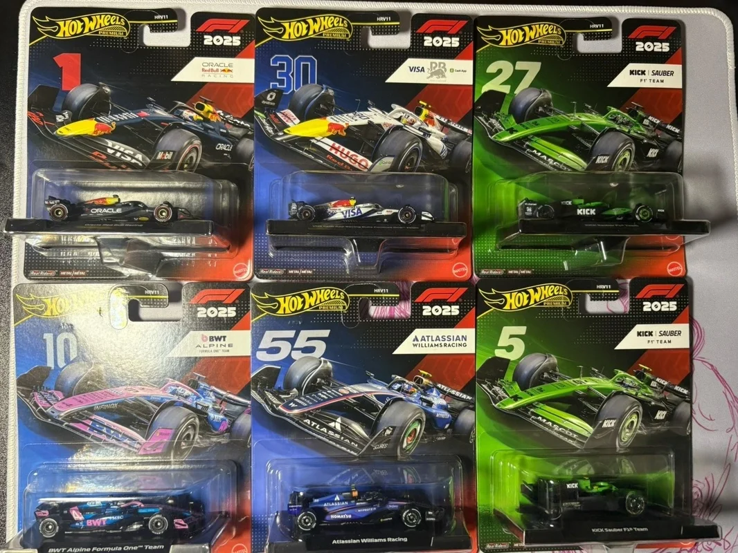 

Hot Wheels Premium 2026 F1 Children Toys Hotwheels 2026 Formula One Collection 1:64 Car Model Boys Kids Gifts Alloy Collectible