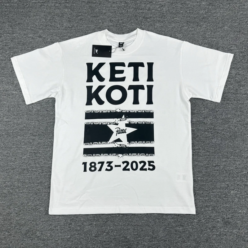 New Real Photo Patta Tshirts Casual Men Women Cotton Quality Short Sleeve Tee Stock