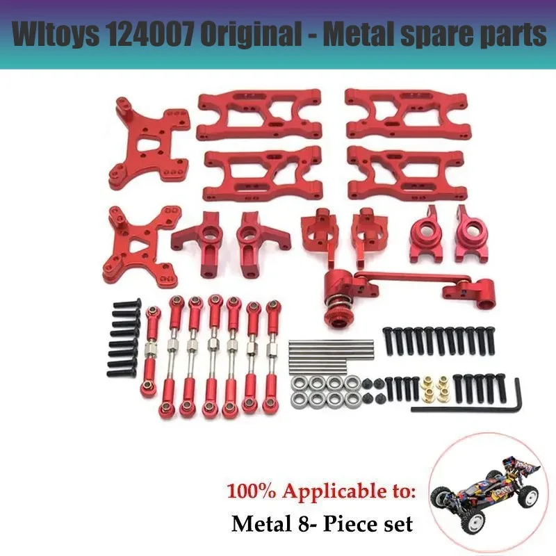 WLtoys New RC Car 124007 1/12 Original Spare Parts Chassis Shell Tire Dog Bone Brushless Motor ESC Anti-Collision Component