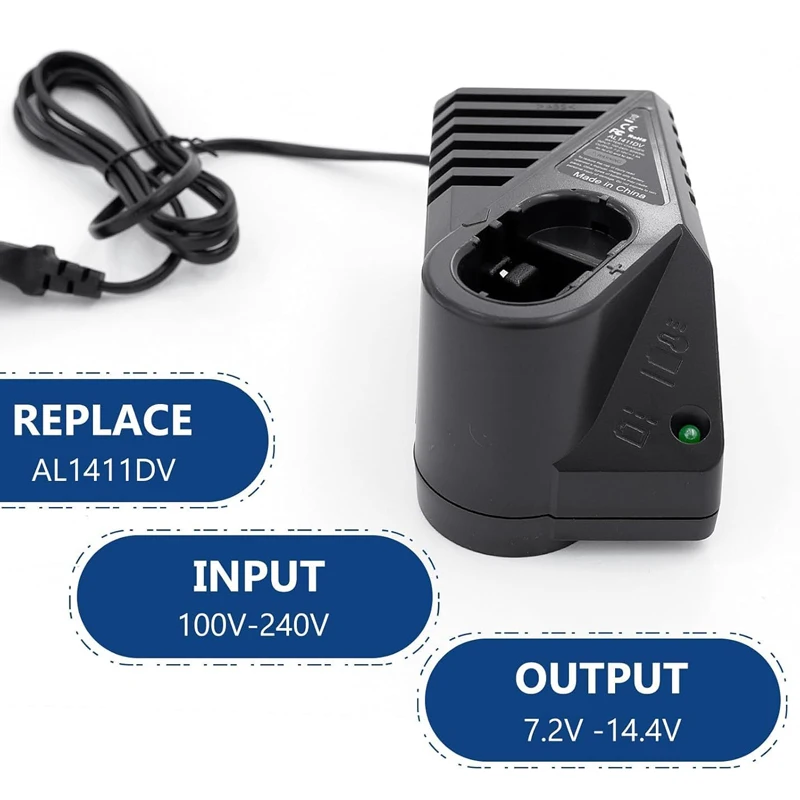 

7.2V 9.6V 12V 14.4V NI-HM Ni-Cd AL1411DV Power Tool Battery Charger For Bosch GDR12V GSR 7.2V GSR9.6V GSR12V GSR14.4V