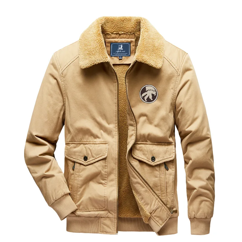 سترة شتوية كاجوال للرجال من العلامة التجارية 2025 - معطف قطني سميك مع بطانة معزولة - ملابس خارجية دافئة وفضفاضة