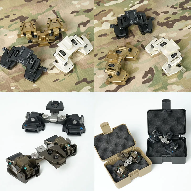 

Тактическое крепление SOTAC PVS14 NVG для бинокулярного прибора, крепление на шлем RQE, основание из алюминия с ЧПУ, быстрая установка