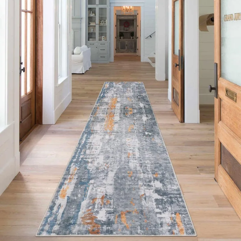 

Hallway Runner Rug 10 ft Non Slip Washable Runners for Hallways with Rubber Backing Soft Wool Hallway