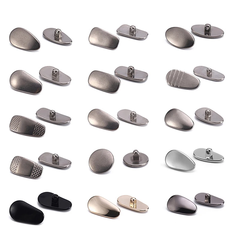 1pair Nose Pads Titanium Teardrop Screw-in for Eyeglass anti Slip Retainer