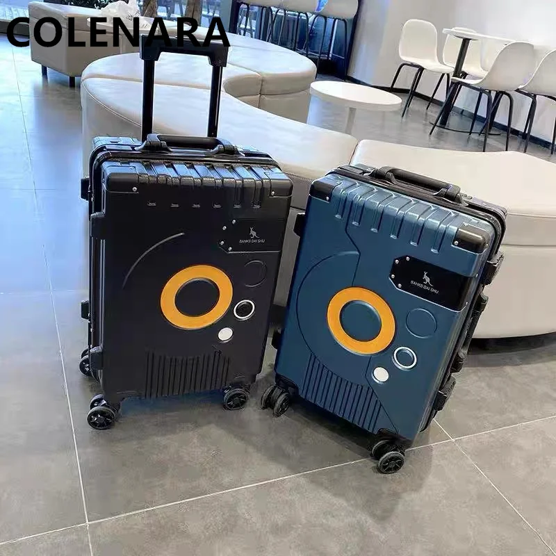

COLENARA Прочный и долговечный дорожный чемодан для мужчин и женщин, новая модель 2026 года, багажный бокс с универсальными колесами, студенческая сумка для багажа
