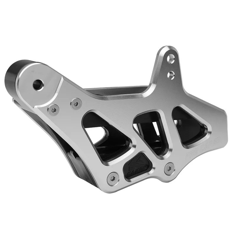 PRO CAKEN For KTM EXC250/300 Husqvarna guide chainers Modified CNC guide chain tow silvery