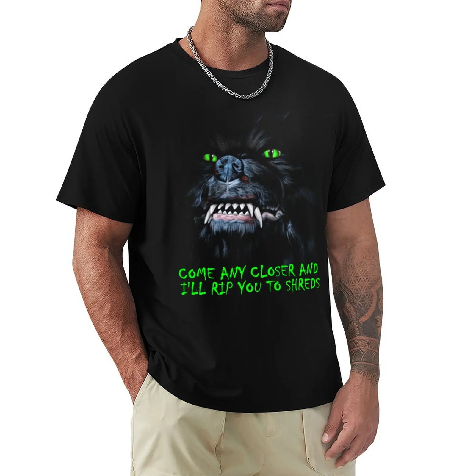 Gmork Come Any Closer And I'll Rip You To Shreds T-Shirt Plus Size Summer Short Sleeve T-Shirt