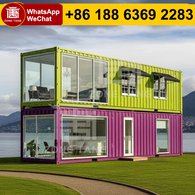 

Solar Ready Container House Flat Pack House Temporary Housing Wind Resistance Readymade Homes Modular Prefab Container System