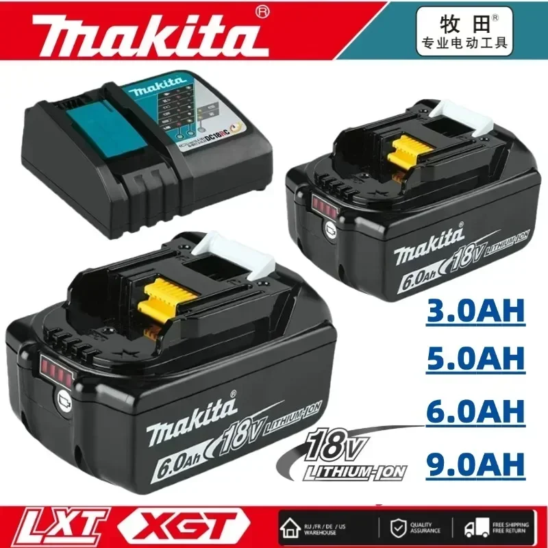 NEW 6.0Ah Makita 18V Battery BL1830 Rechargeable Battery 18V Replacement Power Tool Battery For Makita BL1815 BL1860BL1840