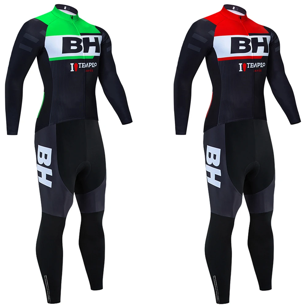 Red BH Cycling  Jersey Bibs Pants Suit ORBEA ORCA Ropa Ciclismo Men Women Thermal Fleece Bike Jacket Maillot Jersey Clothing