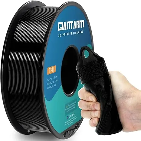Filamento TPU GIANTARM 1,75 mm 1 kg Shore 95A Morbido Flessibile Senza Intasamenti Senza Grovigli Sottovuoto per Ender 3 Bambu Prusa Anycubic FD