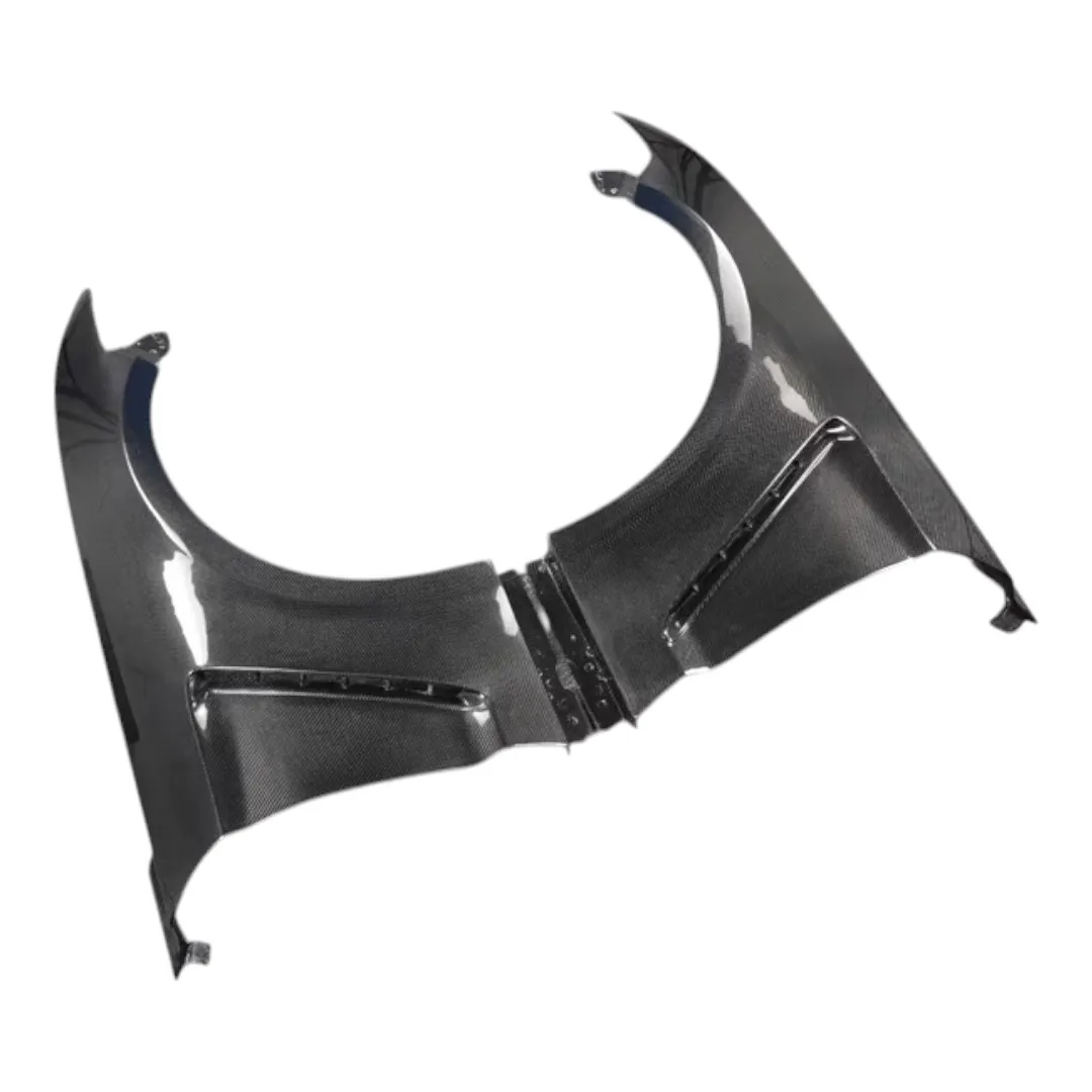 GT350 Style Carbon Fiber Fibre Flared Fender Vent For Ford Mustang GT Ecoboost Auto Parts 2015-2023