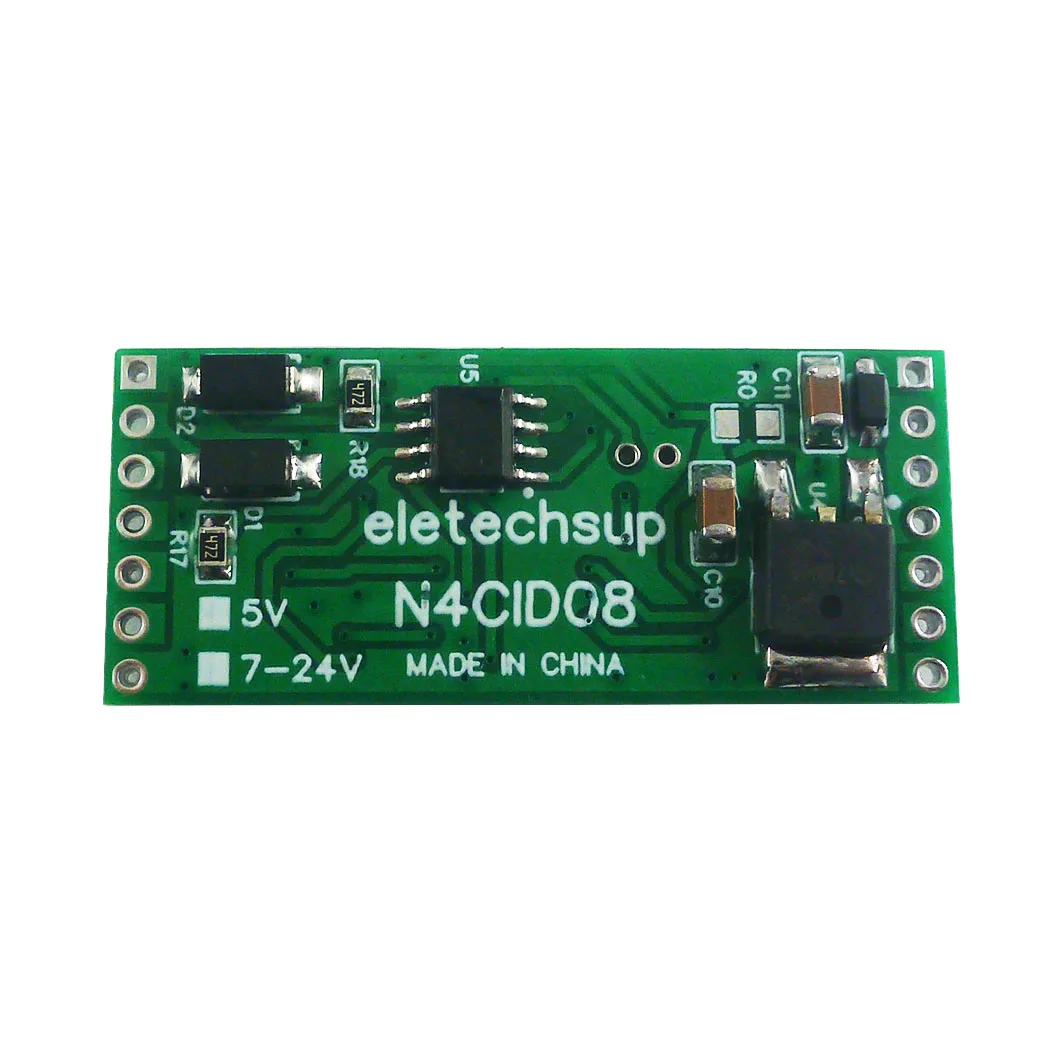 8AI 4-20MA/0-20MA Current Sensor Converter RS485 Analog Collection MODBUS RTU PLC Remote IO Expansion Core board 5V 12V 24V