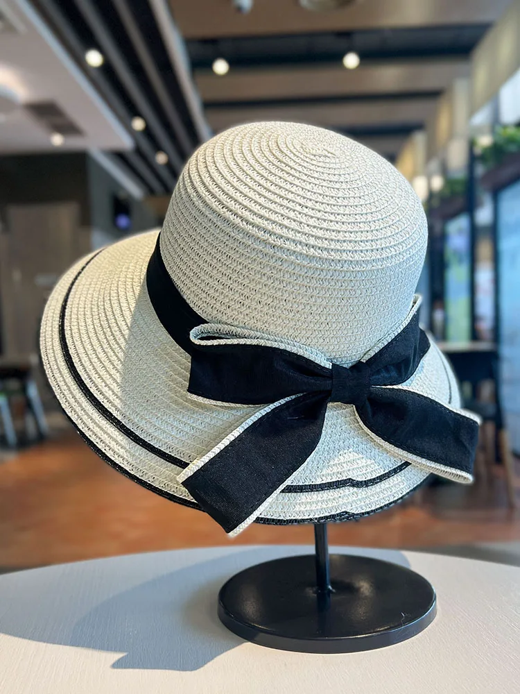 

Sun Hat Female Holiday Vacation Big Brim UV Protection Sun Hat