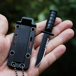 Multifunktion ales Mini-Outdoor-Camping-Überlebens kette aus Edelstahl, tragbares Messer