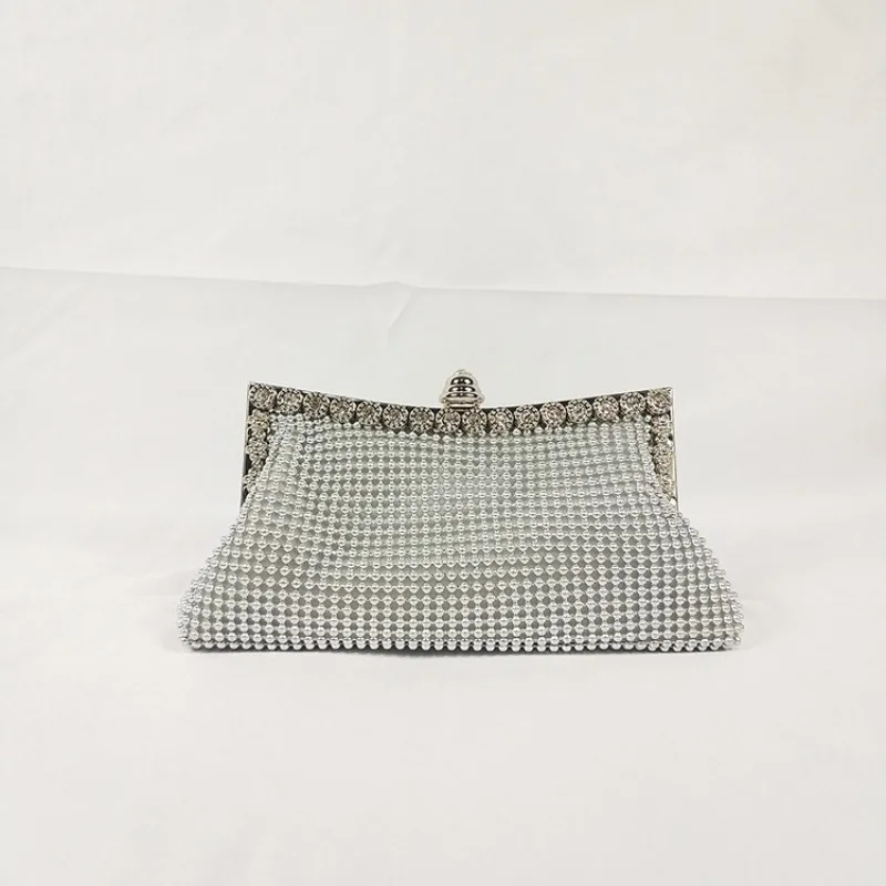 Elegant Temperament Handbag Aluminum Sheet Evening Bag Banquet Classic Light Luxury Handbag Messenger Versatile Handbags Woman