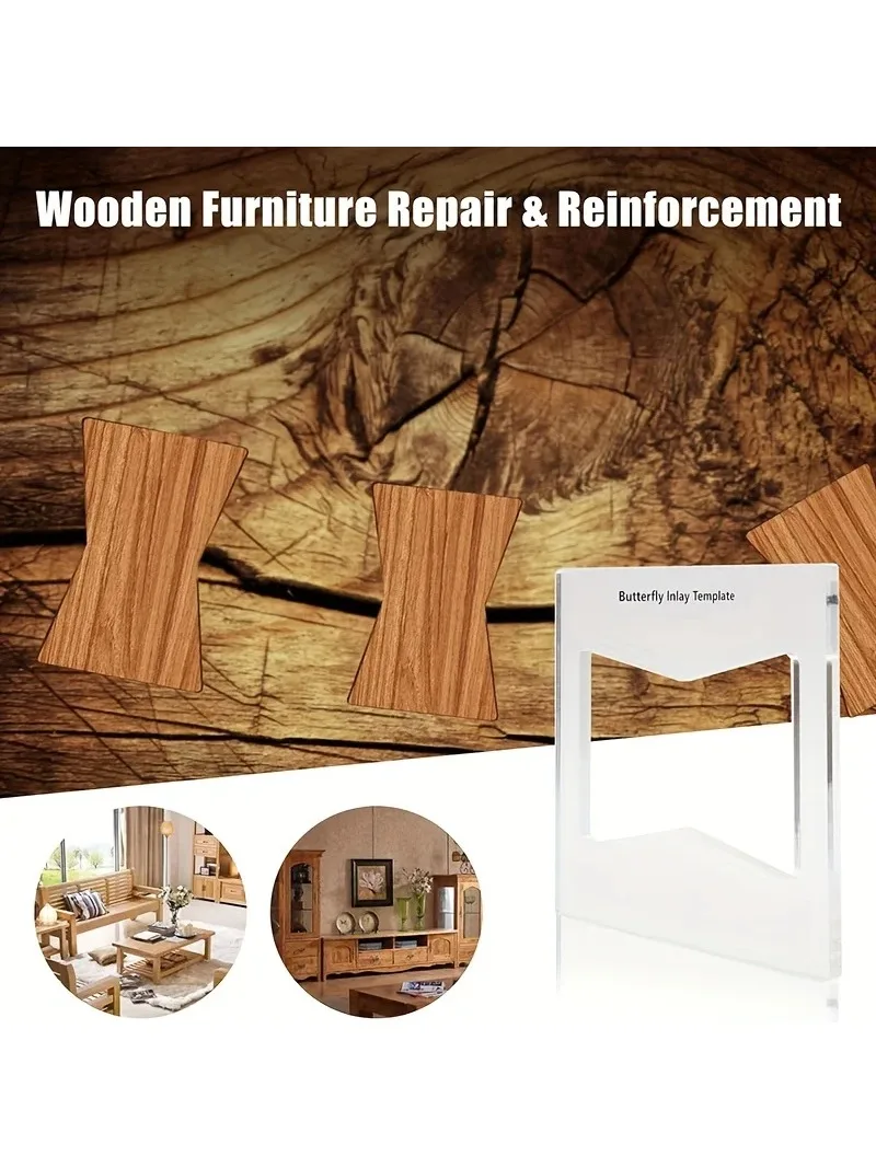 قالب ترصيع الفراشة لأعمال النجارة وجهاز التوجيه والقوالب الزخرفية ، 3 *