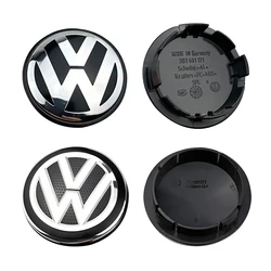 4 Uds 56mm 65mm 70mm estilo de coche tapa central de rueda cubiertas de cubo insignia accesorios para VW Volkswagen Golf Sharan Passat Tiguan