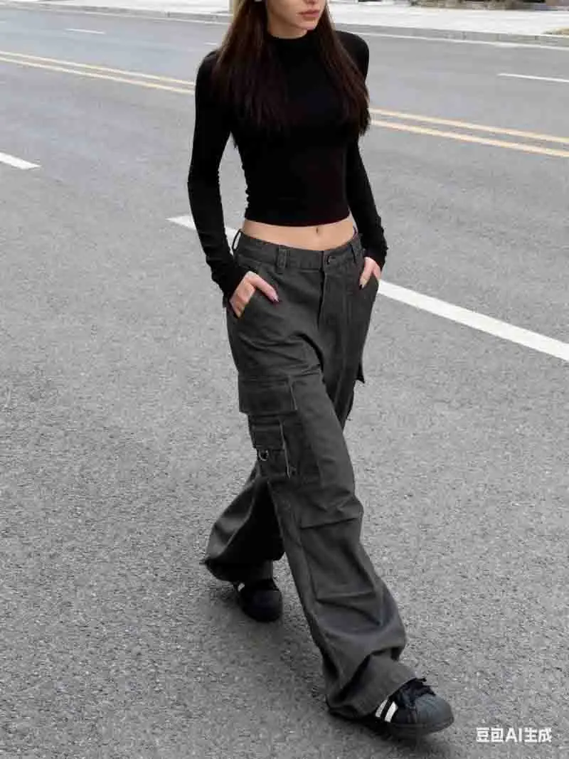 السراويل البضائع النسائية ملابس الشارع جميع المواسم القطن شيك أنيق عصري عصري مزاجه كلاسيكي أنيق المدينة الحضرية الحديثة