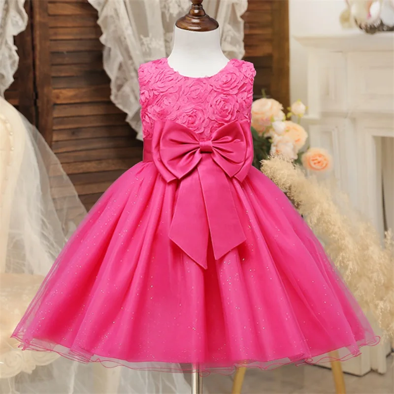 Baby Girls Princess Dress For Kids Sequin Party Costume Toddler Children Birthday Tutu 3 4 5 6 7 8 Year Wedding Elegant Clothes