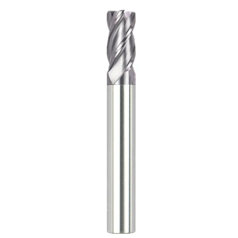 hrc55 4 Flutes R0.2 0.3 0.5 1.0*D4 6 8 10 12mm Corner Radius Coating End mill CNC Spiral Router bits Milling Tools