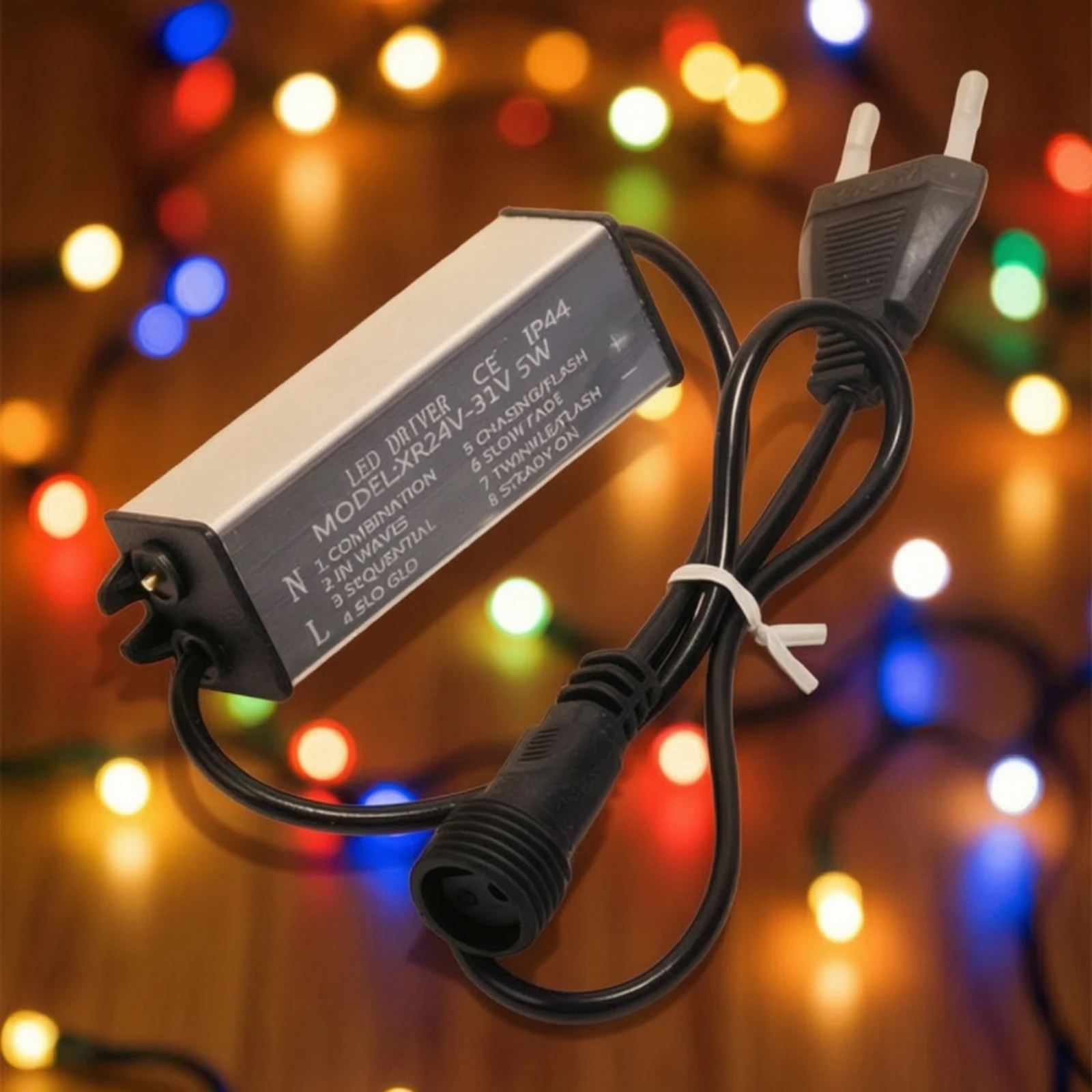 LED Light Power Supply with Controller Waterproof Holiday Light Controller with Memory Function String Lights