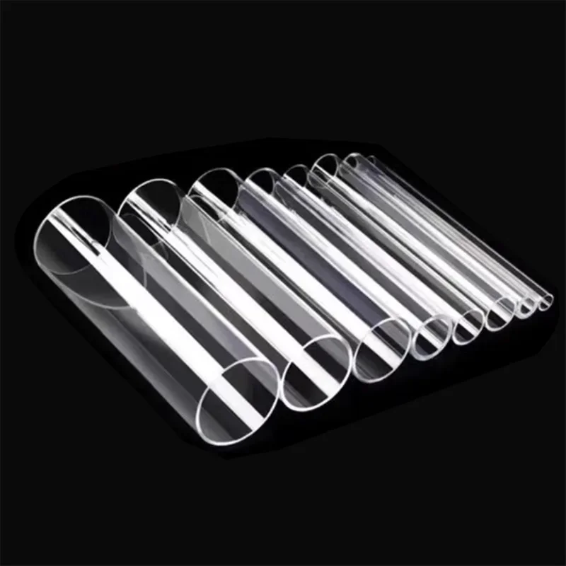 Transparent Clear Acrylic Tube Pipe Aquarium Fish Tank Water Supply Garden Plexiglass Pipe 5mm To 250mm