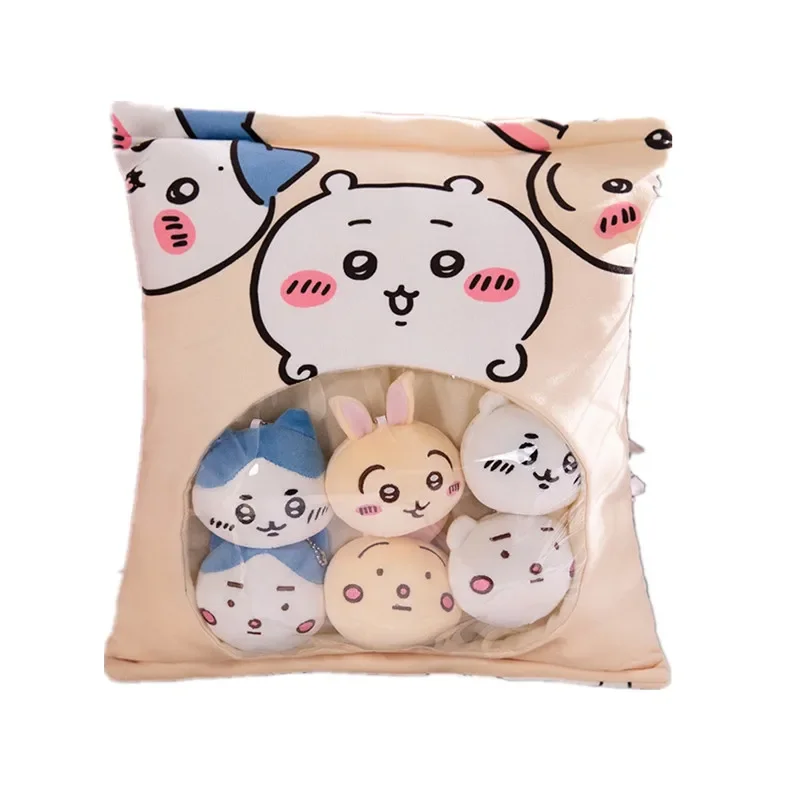 Cartoon a Bag Of Cat Snacks Doll Throw Pillow Internet Celebrity INS Snack Bag Plush Toy Creative Office Pillow