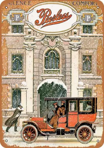 Metal Sign - 1910 Peerless Motorcars 2 -- Vintage Look sign