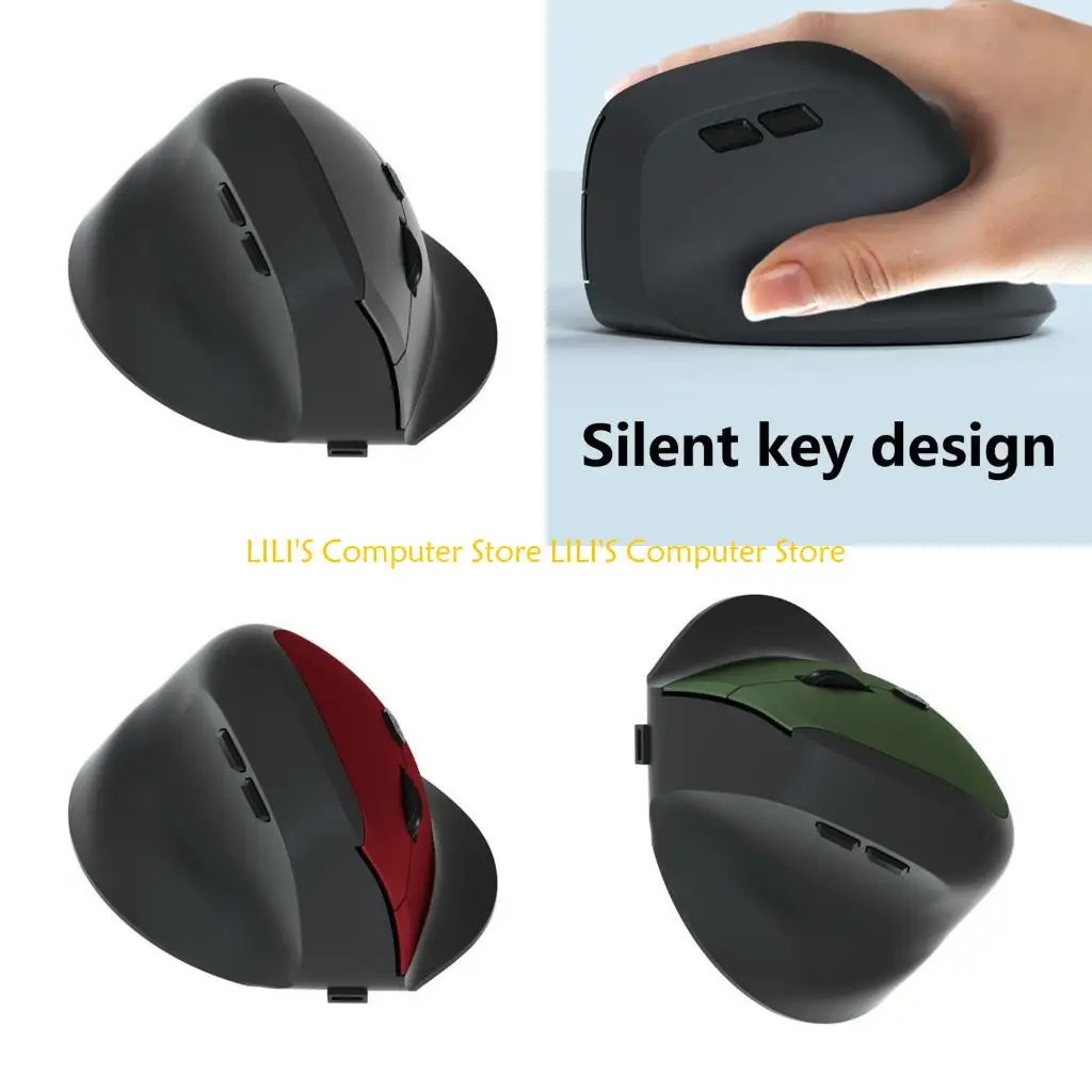 

A52B Ergonomic Wireless Mouse Vertical 1600DPI Adjustable 1600DPI Quiet Clicking