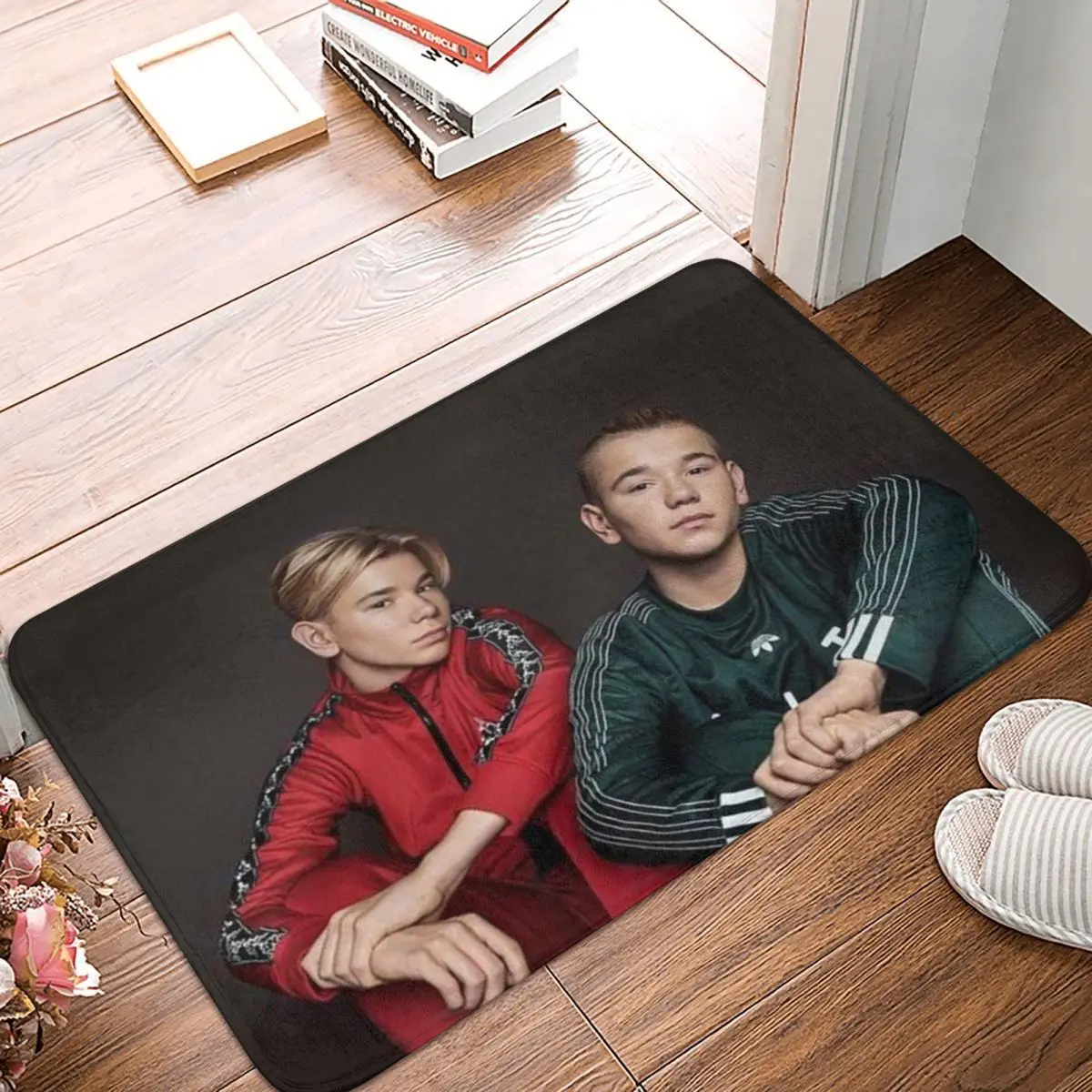 Marcus And Martinus Sweden Norway Eurovision Doormat Kitchen Entrance Home Floor Mat Anti-slip Carpet Rug for Room Footpad Mats
