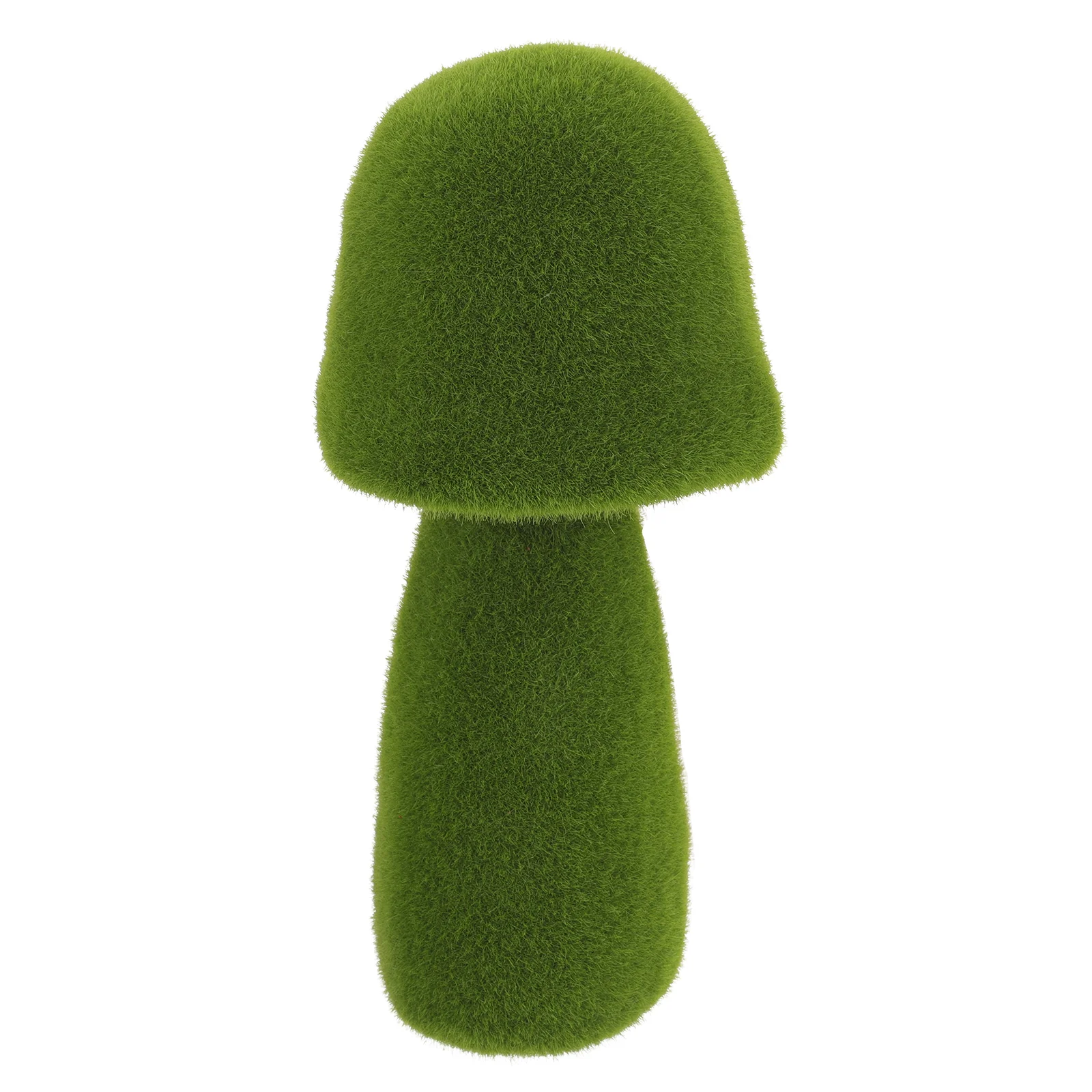Simulation Moss Mushroom Sculpture Decor Realistic Mushroom Decor Decorative Flocked Mushroom garden flocking decor