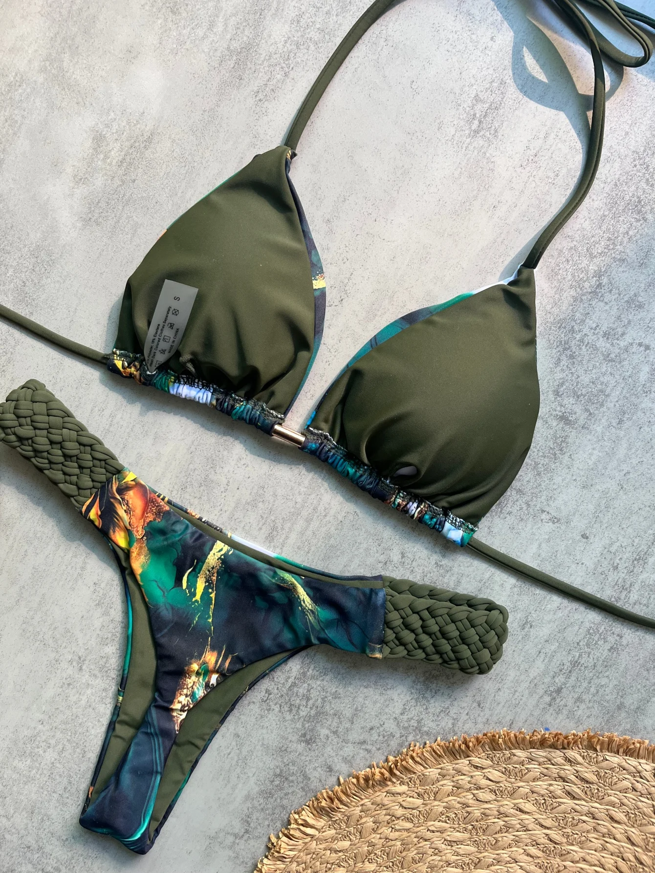 Micro Bikini Push Up Women Swimsuits 2026 Sexy Swimwear Brazilian Bikini Set Halter Biquini Swim Suits Print Beachwear Female