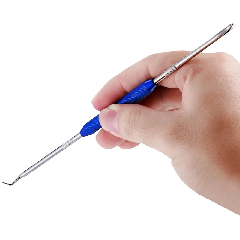 Imagem -02 - Double Pointed Scriber Metal Scribe Ferramenta Gancho e Pick Tool Grupo Reta 45 Graus 90 Graus Dica Marcando Ferramenta Pcs