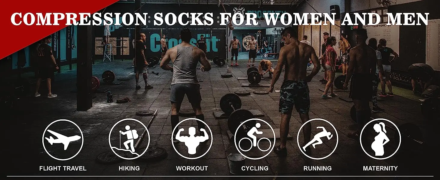 1/3 Pairs Dropship Kompression Socken Krampfadern 20-30 Mmhg Männer Frauen Socken Für Laufen Radfahren, fußball Fußball Strümpfe – Detail 3