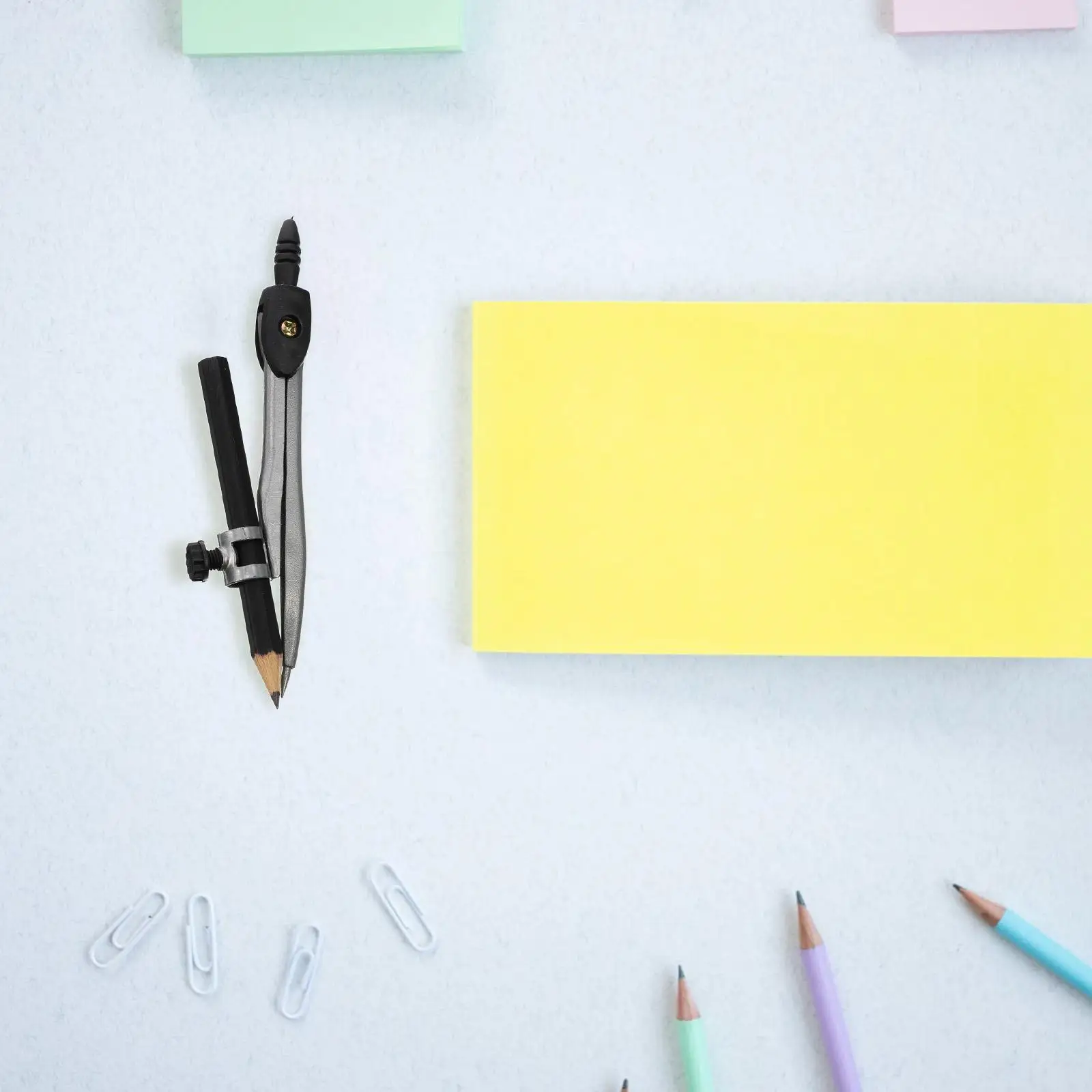 Precision Metal Compass Shiny Coating Drafting Tool Math Students Office Workers Drawing Instruments for