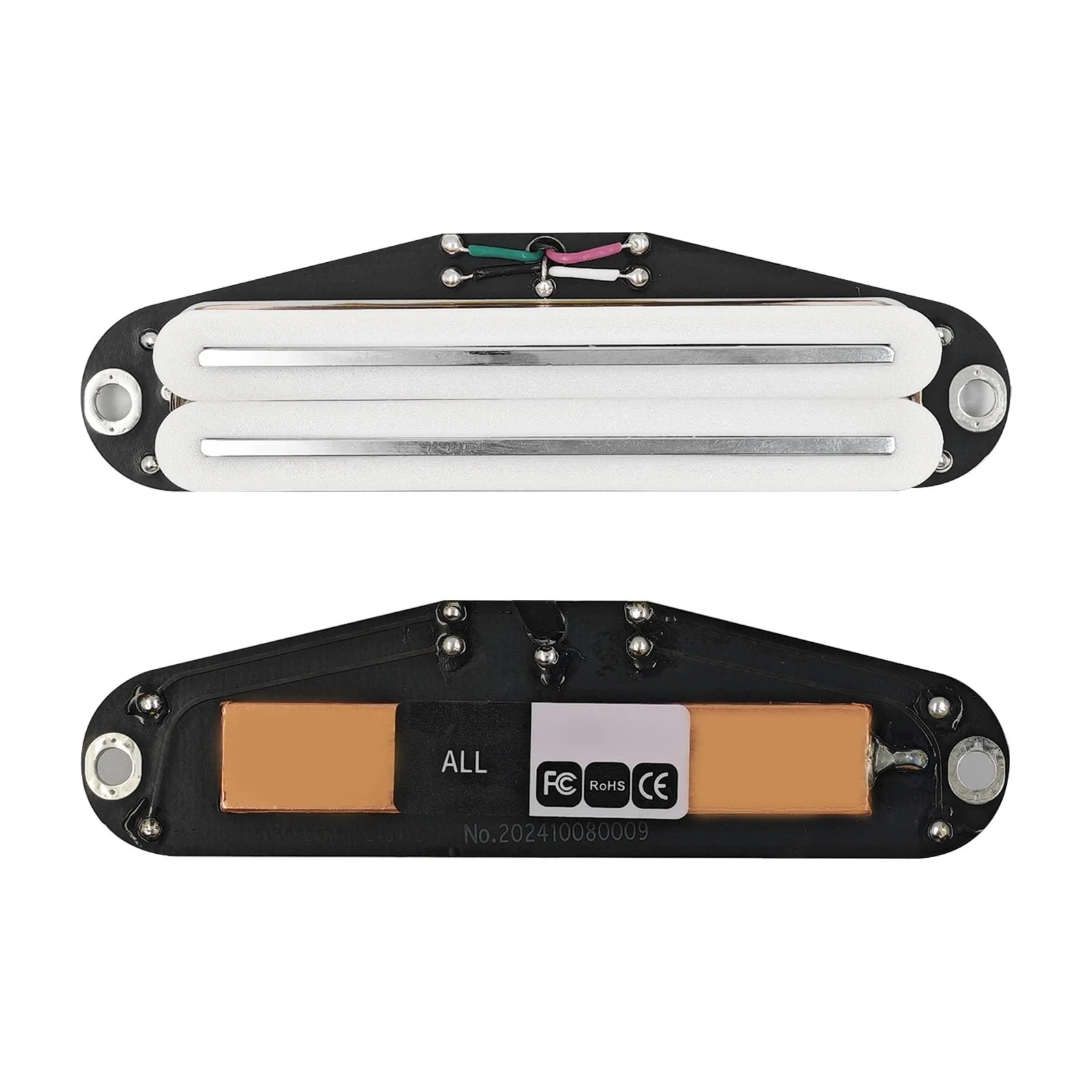 Pro ST Dual Single Coil Sized Mini Humbucker Pickup Super Distortion for Stra/t Style Electric Guitar6.1/9.0/13K