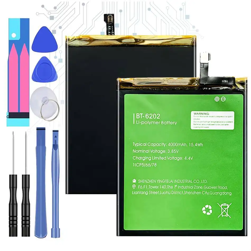 

4000 мАч, хорошая низкотемпературная батарея для мобильного телефона Leagoo M11, BT-6202