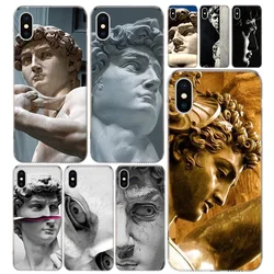 David Statue Sculpture Phone Case Cover For iPhone 11 12 13 Mini 14 15 Plus 16 Pro Max 17 Air 7 8 + SE Art Customized Fundas 11