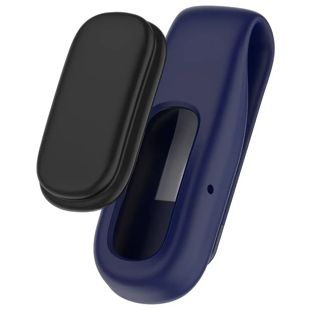 Silicone Protective Case Clip Replacement Steel Clip Watch Clip Protector Anti-Scratch Anti-lost for Google Fitbit Air
