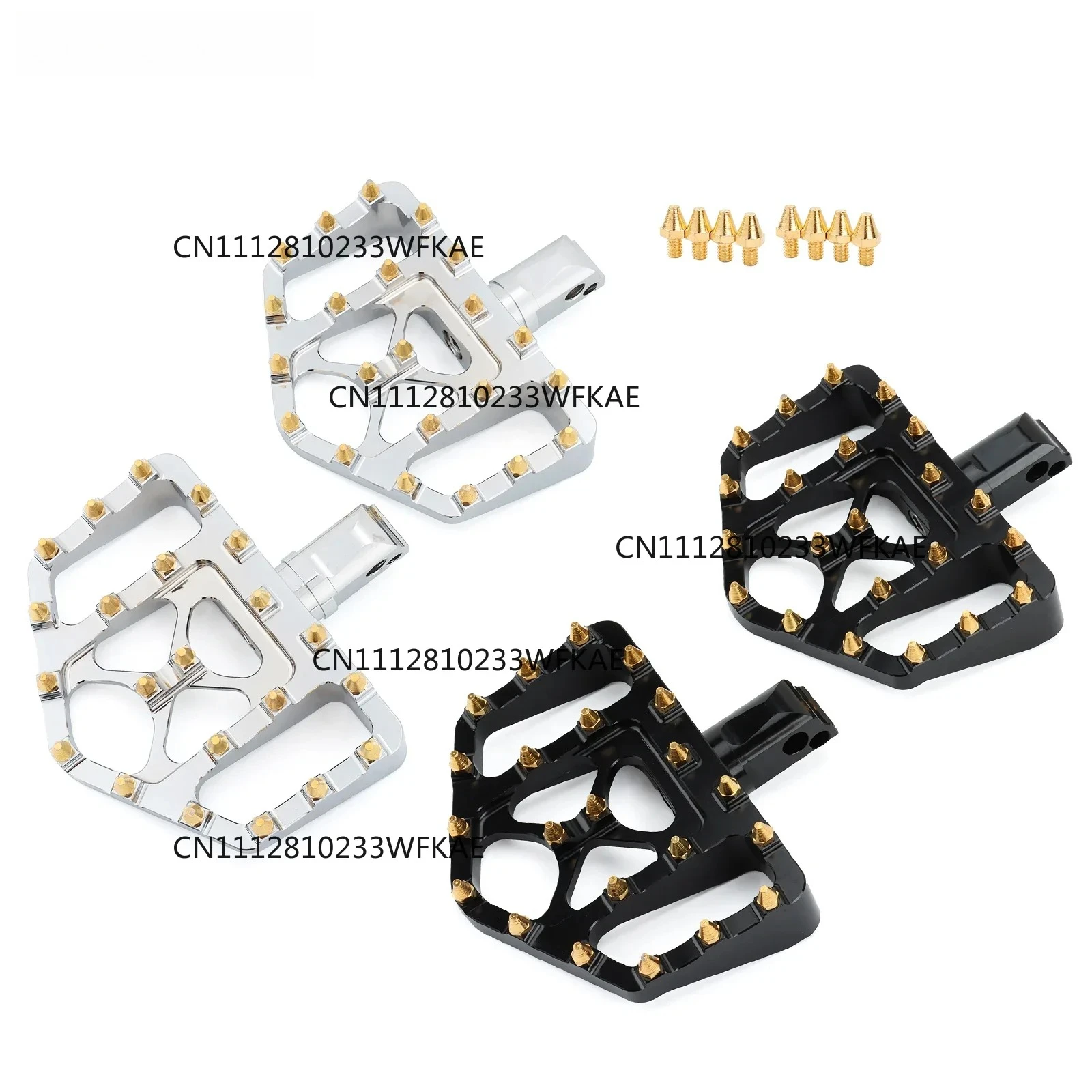 Softail Foot Pegs 2018-2023 MX Floorboards Footrests For Harley Softail Low Rider Fat Boy Street Bob Sport Glide Breakout Slim