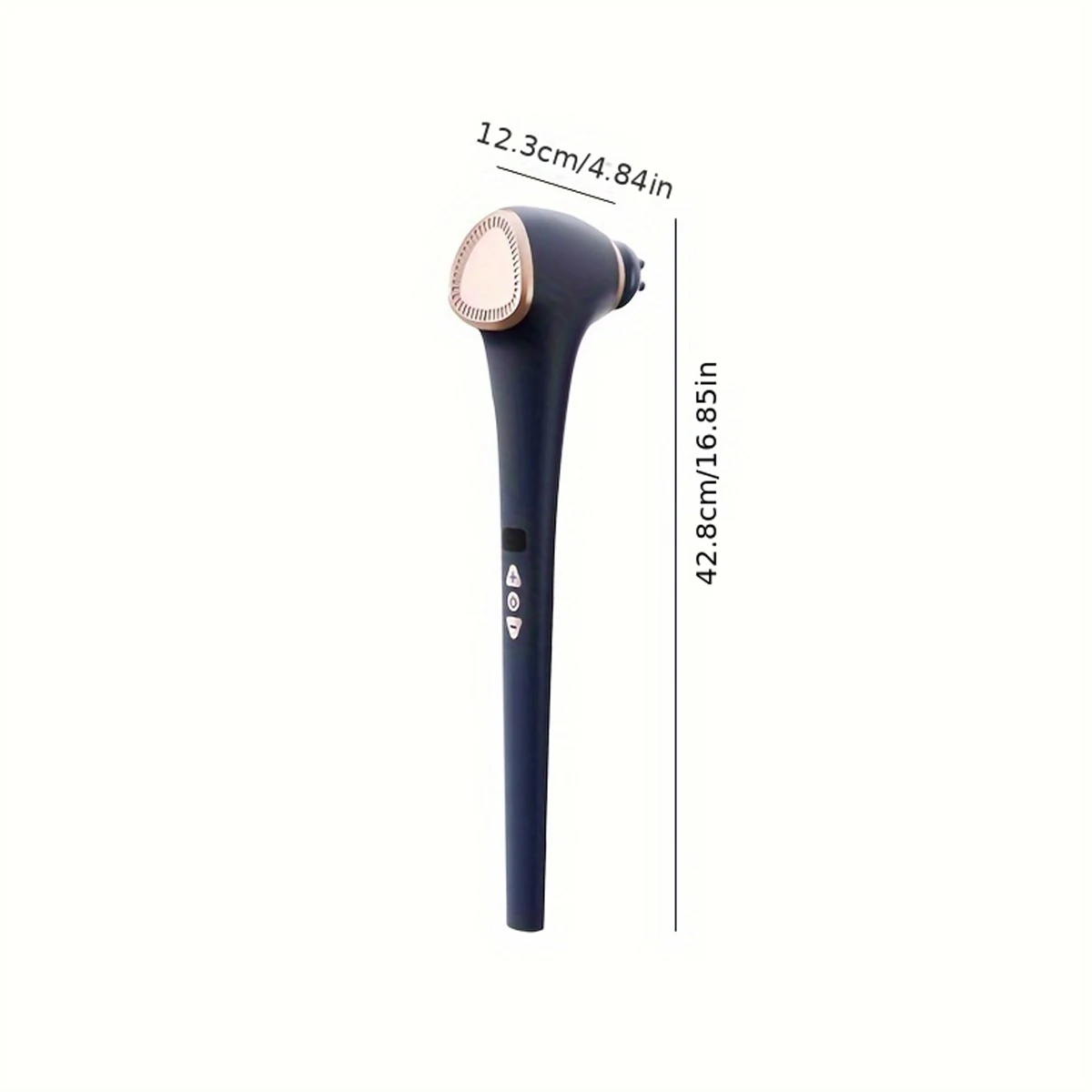 Handheld Percussion Massager, Rechargeable Electric Body Massager with 4 Heads for Back, Neck, Shoulder, Foot and Leg Use