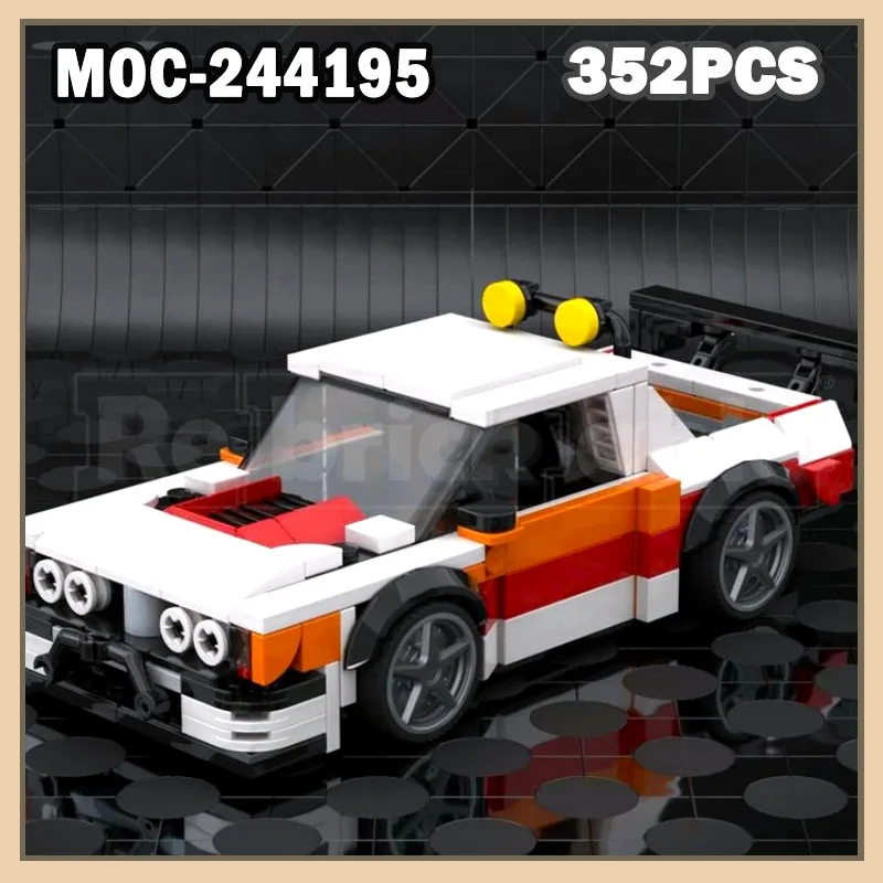 

Конструктор MOC-244195: Спортивный автомобиль из блоков, серия «Креативный подарок», развивающая головоломка, 352 детали, транспортное средство