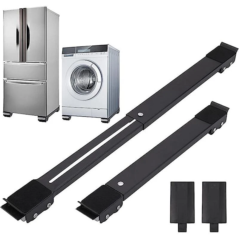 

Multi-functional Base Anti Slip for Adjustable Fridge Stand Mover Bracket Dryer Pulley With Wheels Holder Universal Mobile Cart