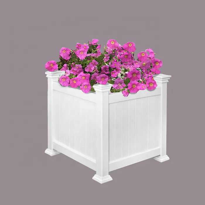 

Fentech Factory Manufacturing PVC Vinyl Plastic Garden Planter Flower Box