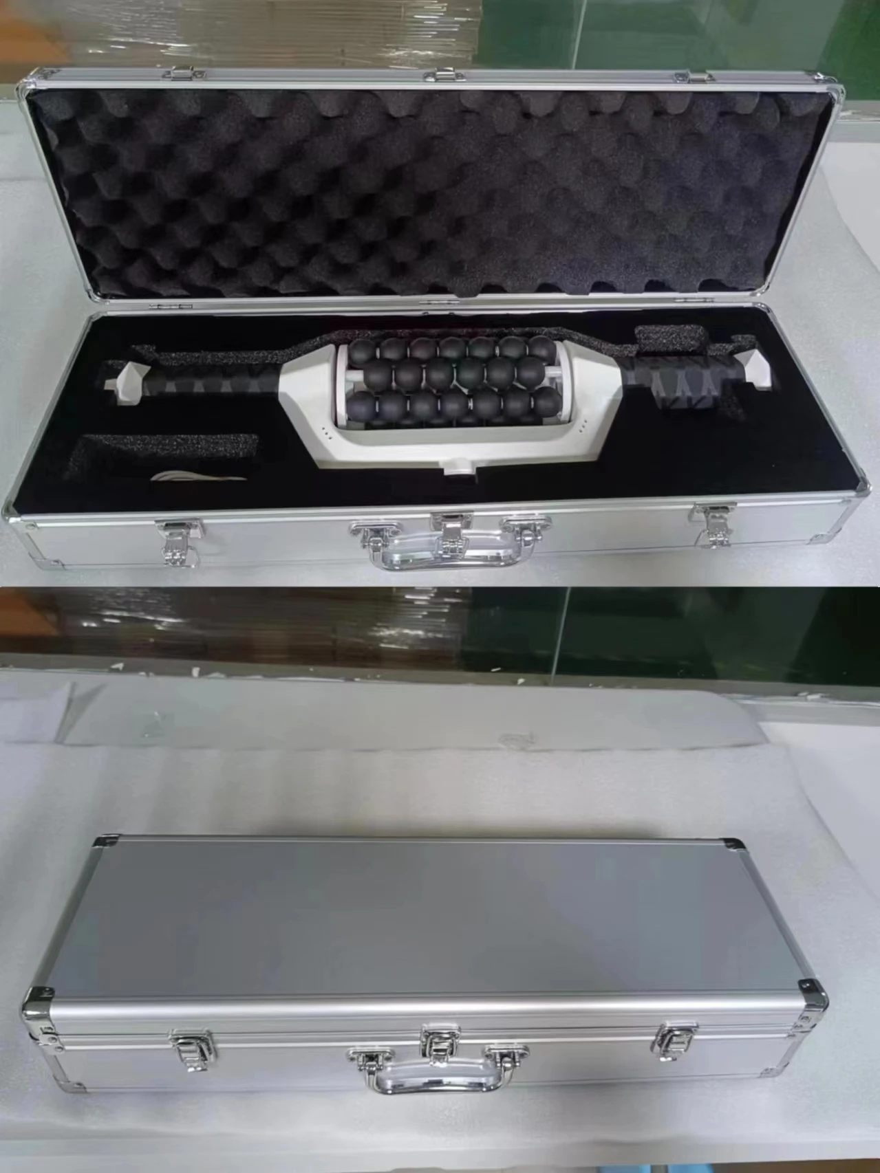Vibration Rolling Massage Muscle Electric Ball Roller Fat Massage Stick Roller Machine Device