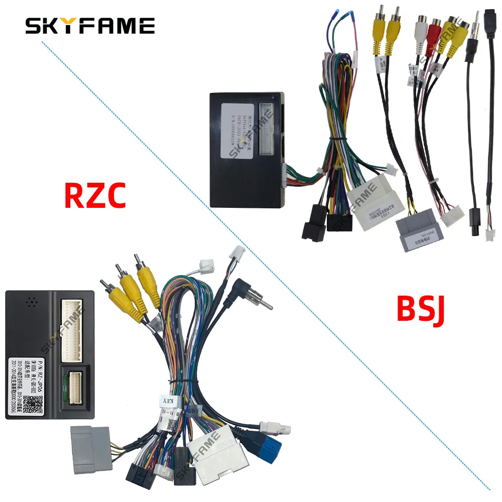 

SKYFAME Car Wire Harness Adapter Power Cable Canbus Box Decoder For Dodge Journey Fiat Freemont Leap Chrysler 300C Dodge Charger