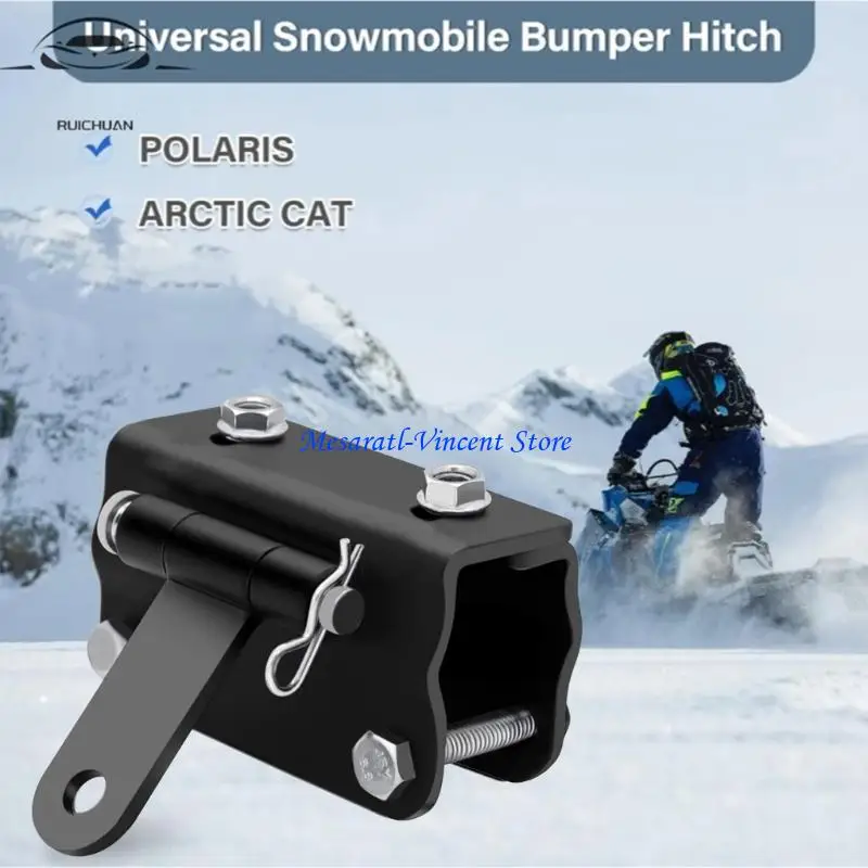 

A70F Universal Adjustable Snowmobile Hitch set for Reliable Sled Towing & Support