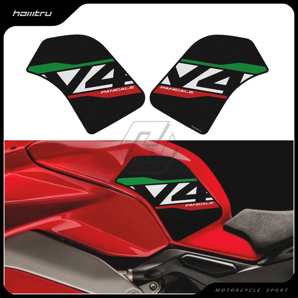 

For Ducati Panigale V4 V4S 1100 Corse SP 2018-2022 decoration Motorcycle Anti-slip Side Tank Pad Protection Knee Grip Mat