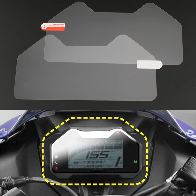 

For Yamaha YZF-R3 R15 V4 2021 2022 Motorcycle Instrument Cluster Scratch Screen Protection Film Dashboard Screen Protector